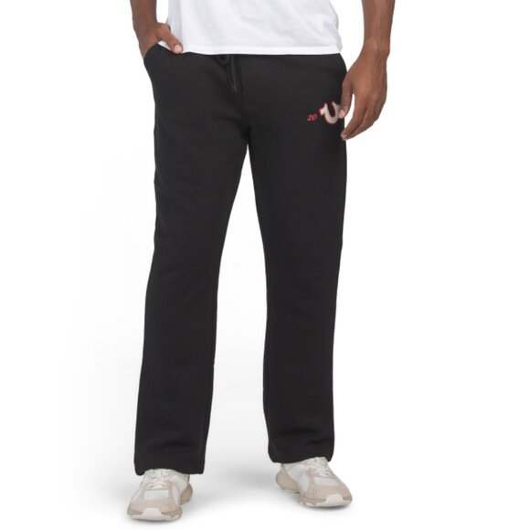TRUE RELIGION Jet Black Sunrise Horseshoe Straight Leg Pants - Picture 1 of 2